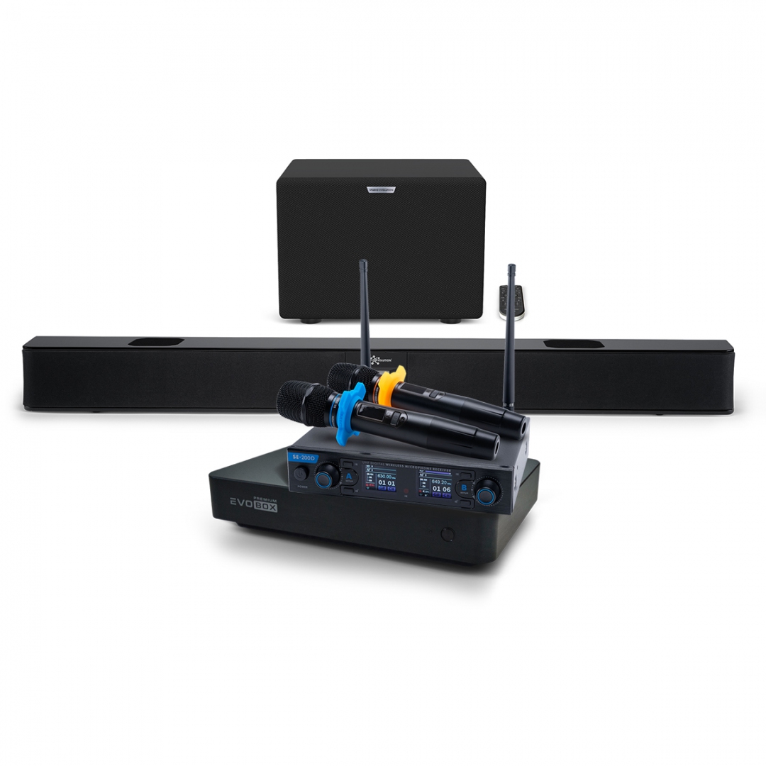 Hi-End караоке-система EVOBOX Premium + EvoSoundBar (саундбар с караоке) в Лабытнангах